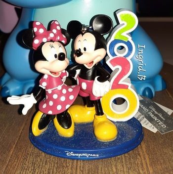 Ornement mickey et minnie 2020 en tbe