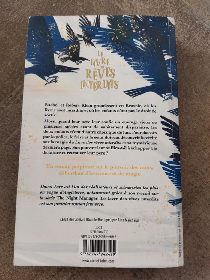 Le livre des rêves interdits de David Farr - photo numéro 2