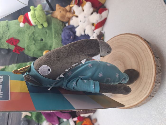 Peluche loup auzou pyjama licorne - photo numéro 4