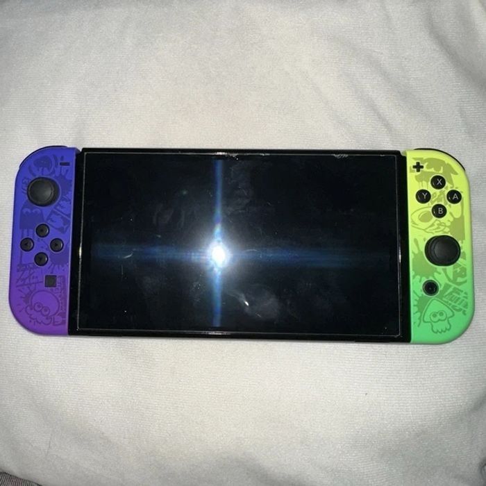 Nintendo Switch OLED Modèle Console B Rank Splatoon 3 - photo numéro 4