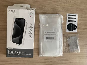Coque et verre trempé IPhone 16 PLUS My Way