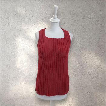 Débardeur pull bordeaux taille L