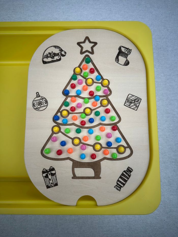 🎄 Plaque d’activité Trofast – Sapin de Noël 🎅