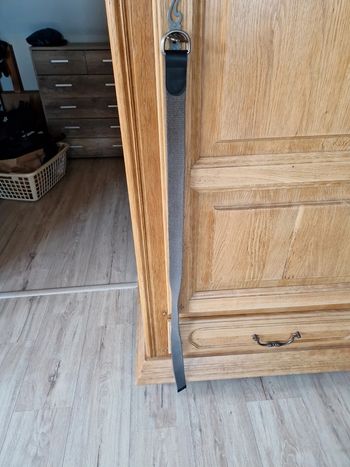 Ceinture mixte en tissu vintage grunge Kaki