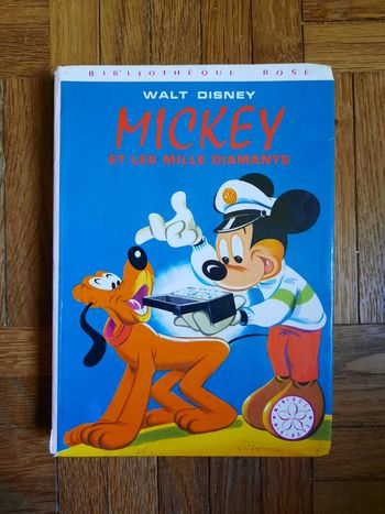 Livre Bibliothèque rose - Walt Disney _ Mickey et les mille diamants