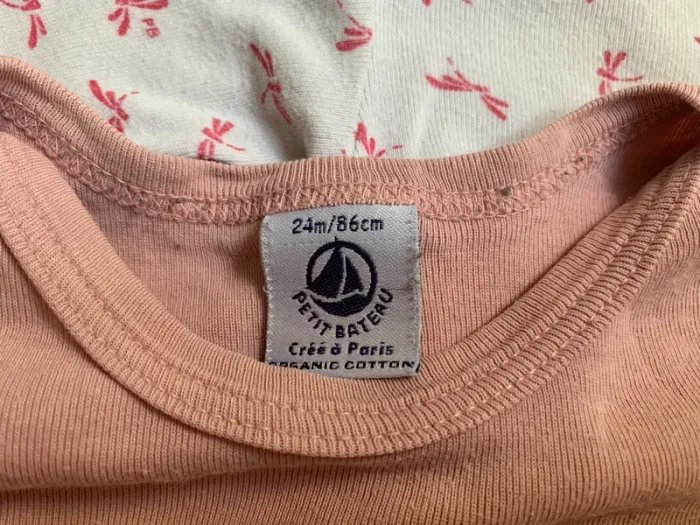 Lot 4 bodys Petit Bateau 24 mois - photo numéro 4