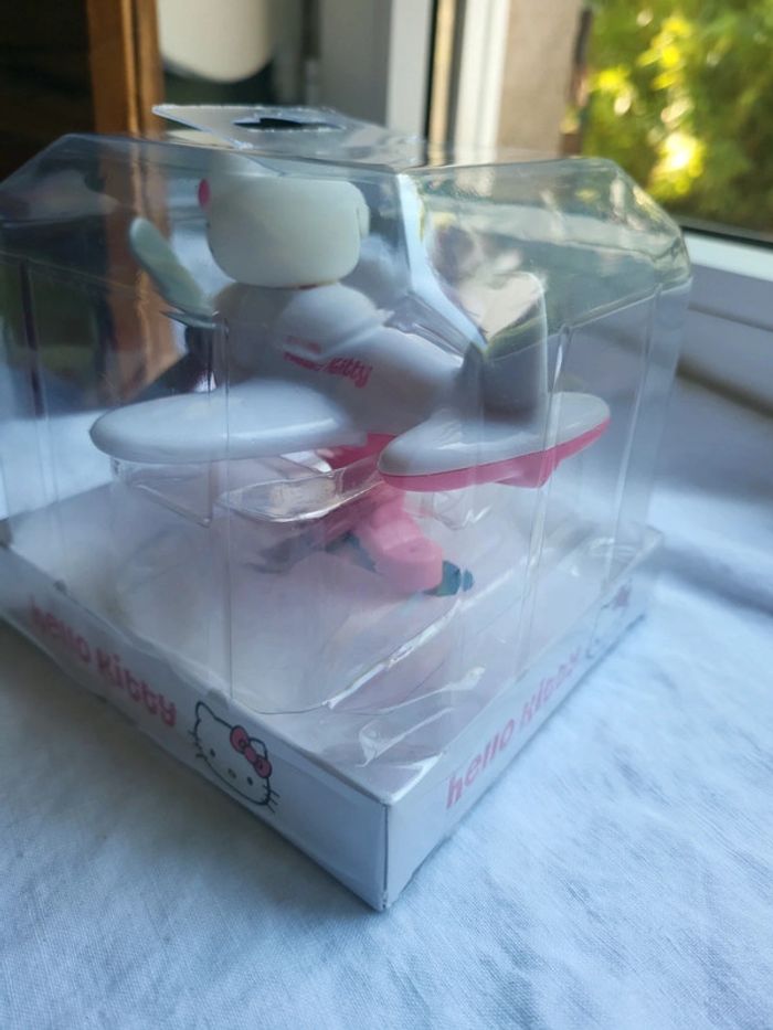 Accessoire guidon de vélo hello kitty avion hélices - photo numéro 3