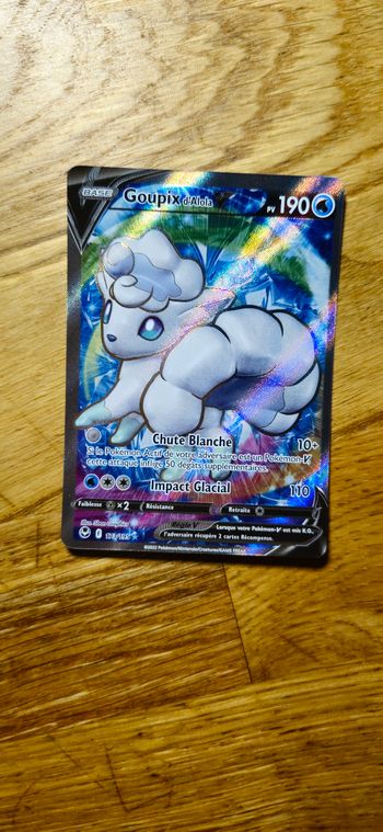 Carte Pokemon Goupix d’Alola V 173/195