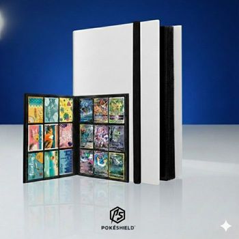 Classeur blanc 360 cartes pokemon et tout autres tcg