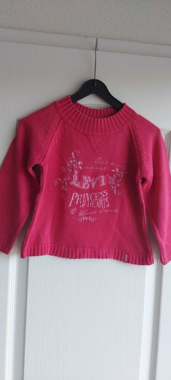 Joli pull fille levis 3 ans
