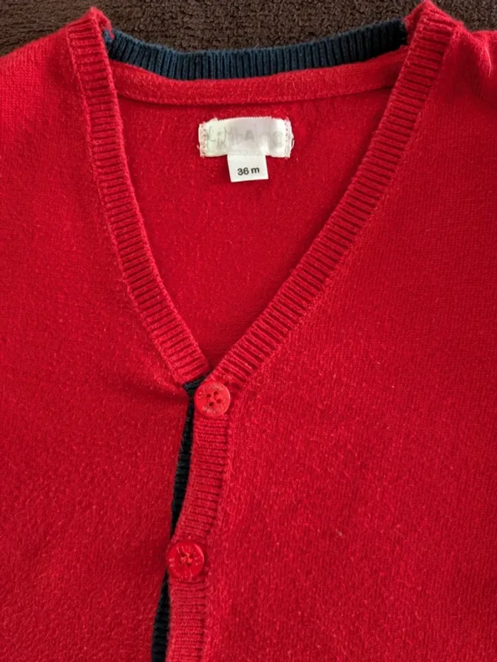 Gilet en V garçon 36 mois - photo numéro 2