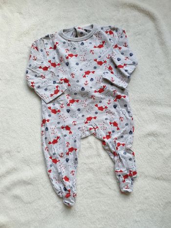 Pyjama thème Mer crabes