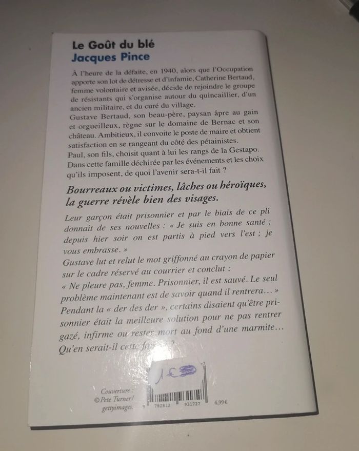 Livre le goût du blé - photo numéro 2