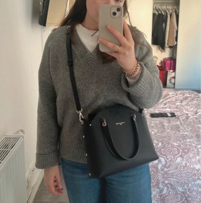 Sac à main et bandoulière lancaster noir - photo numéro 4