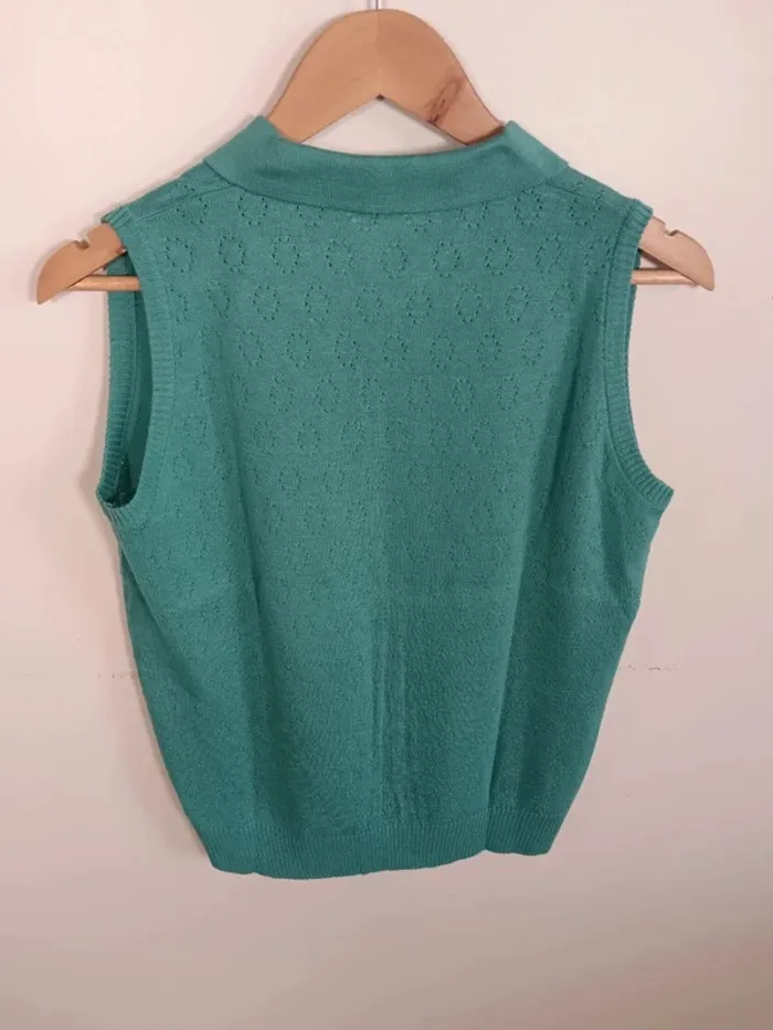 C27 blouse bleu Vitos T3 - photo numéro 2