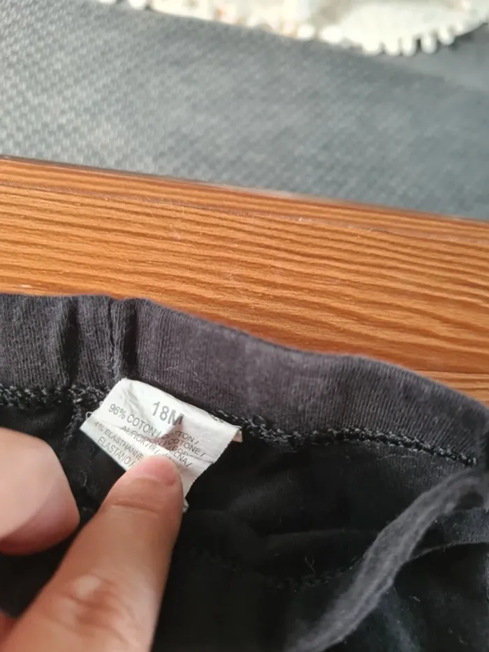 Lot de 2 leggings 18mois - photo numéro 2