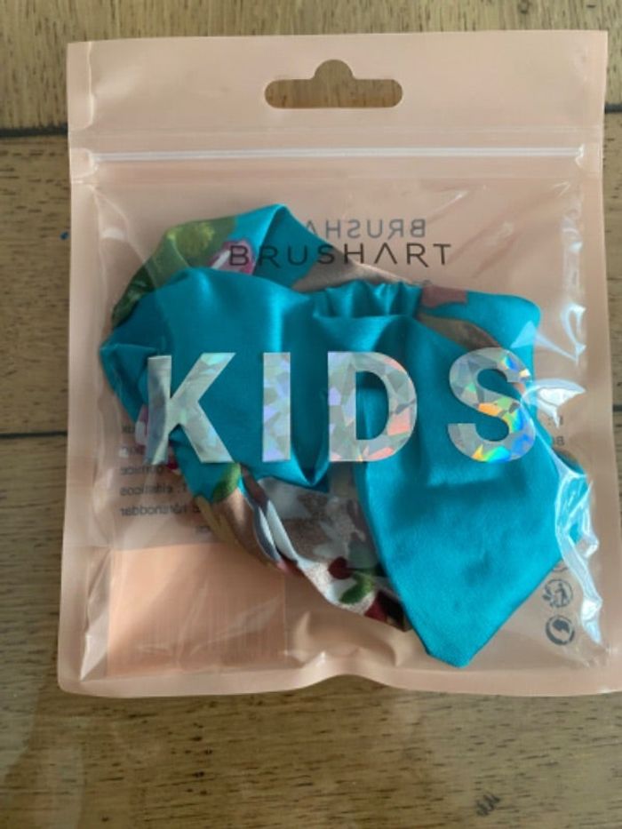 Brushart bandeau satin turquoise