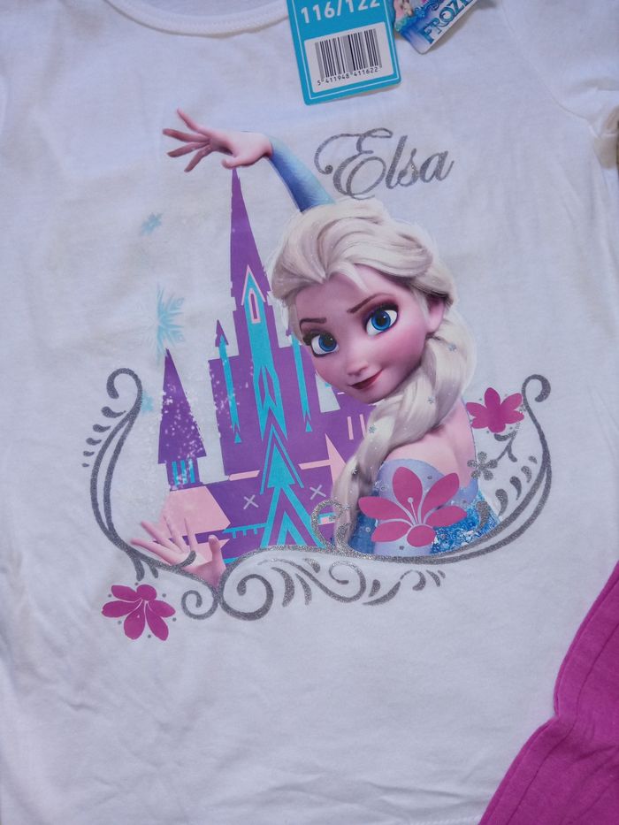 Pyjama disney la reine des neiges - photo numéro 2
