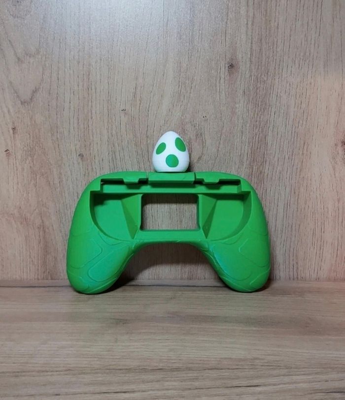 Manette Nintendo mario bros joycon grip switch 2 yoshi vert neuf - photo numéro 2