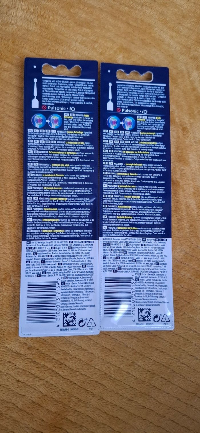 Lot de 4 brouettes oral B 3D White clean maximiser - photo numéro 2