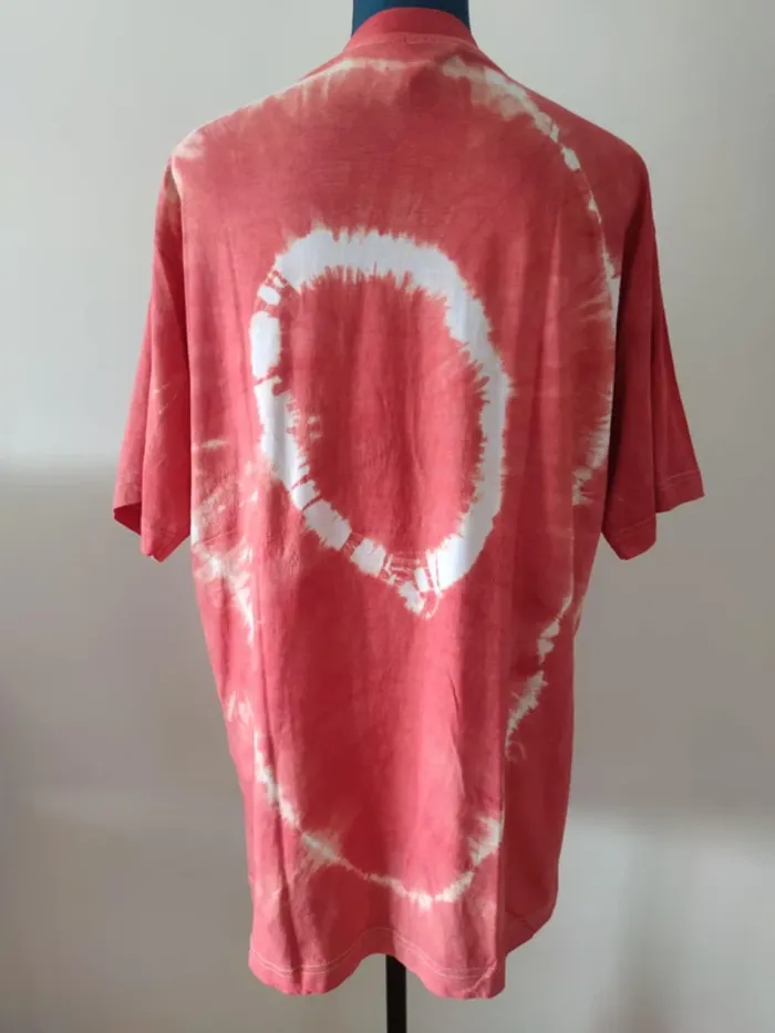 American Tshirt tye and dye orange annes 90 grunge - photo numéro 2