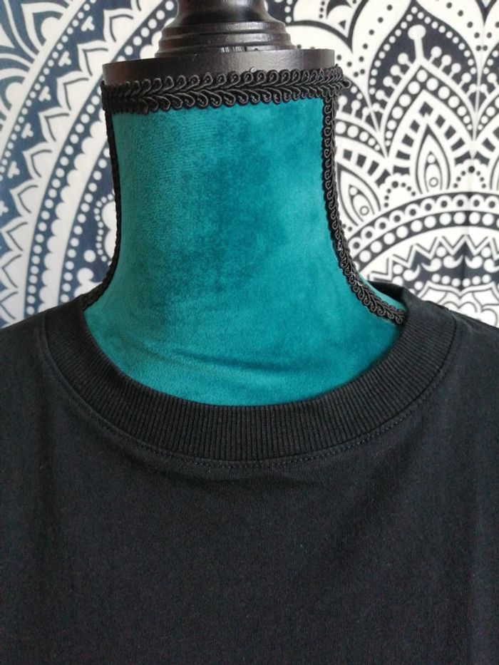 Tee-shirt noir crop top / jennyfer / (XS) - photo numéro 3