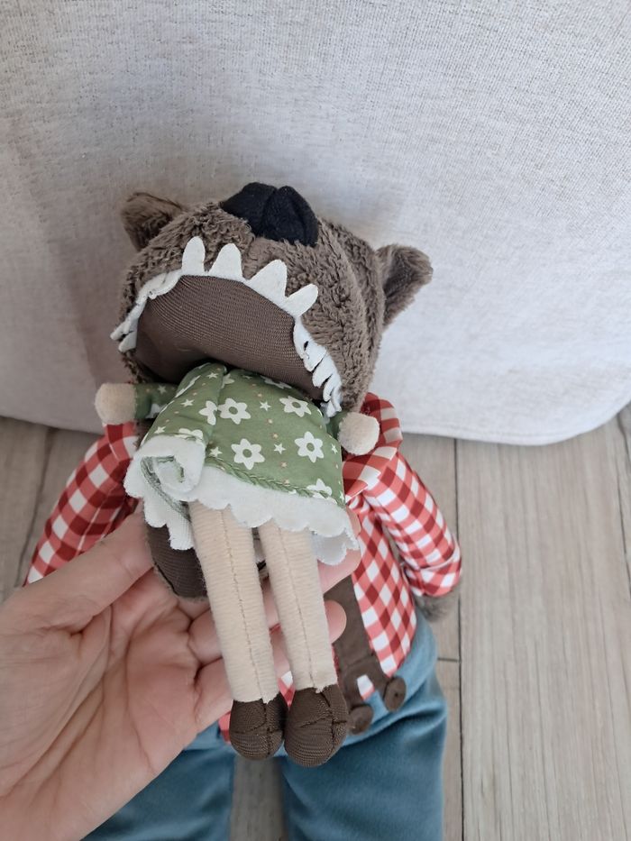 Peluche ikea. Grand méchant loup et grand mere. Conte petit chaperon rouge - photo numéro 2