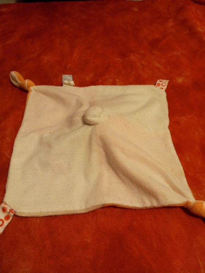 Doudou girafe beige orange Gipsy - photo numéro 5