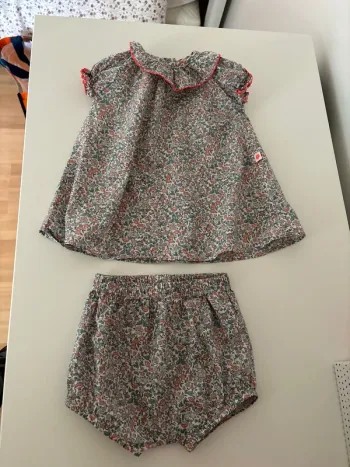 Robe et Bloomer 3 mois Absorba