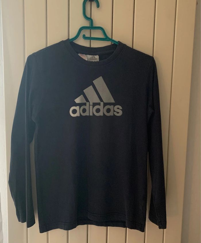 T-shirt manches longues Adidas 14 ans - photo numéro 2