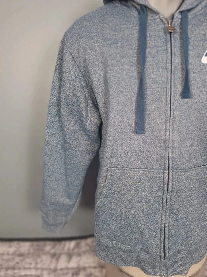 Veste épaisse à capuche nfl / taille XL homme / bleu / sérigraphie - photo numéro 3