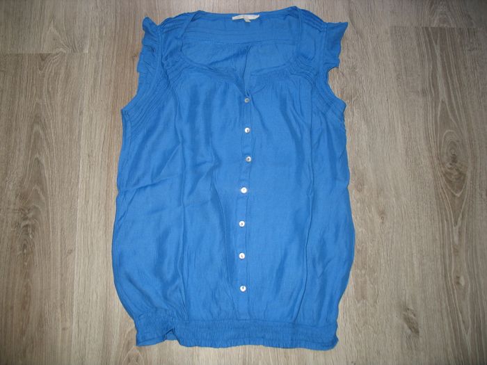 BLOUSE SM BLEU ROI "ETAM" - TAILLE 36 - n°01 - photo numéro 2