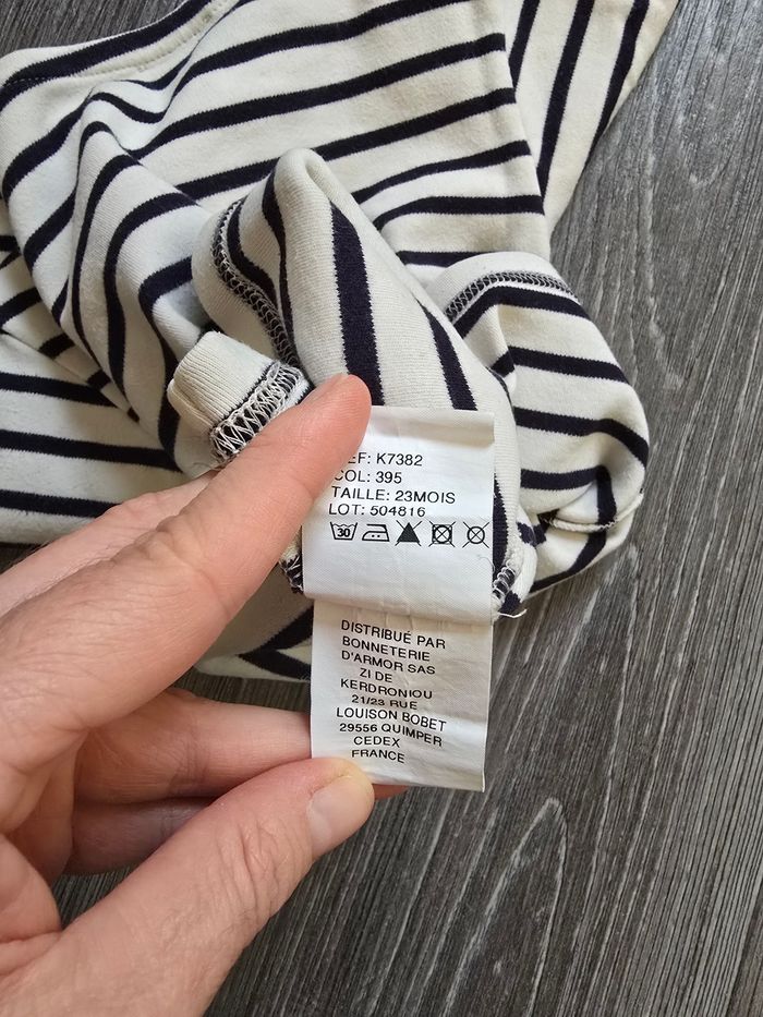 Marinière Armor Lux baby 2 ans - photo numéro 3