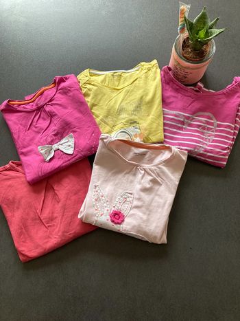 Lot ensemble garde robe haut vêtement fille enfant taille 10 ans vertbaudet
