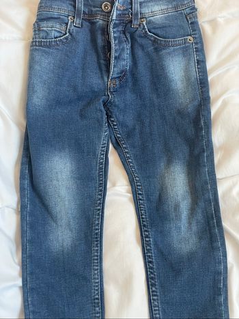 Pantalon, jean, enfant, garçon, quatre ans