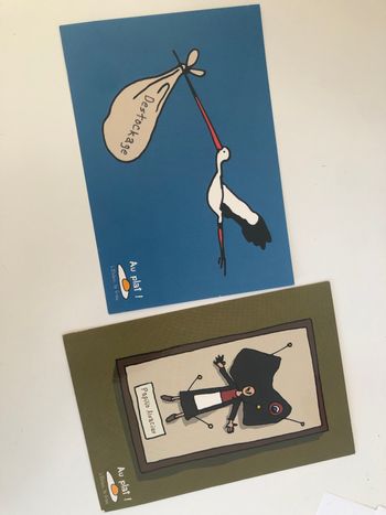 Cartes postales Alsace « Au plat »