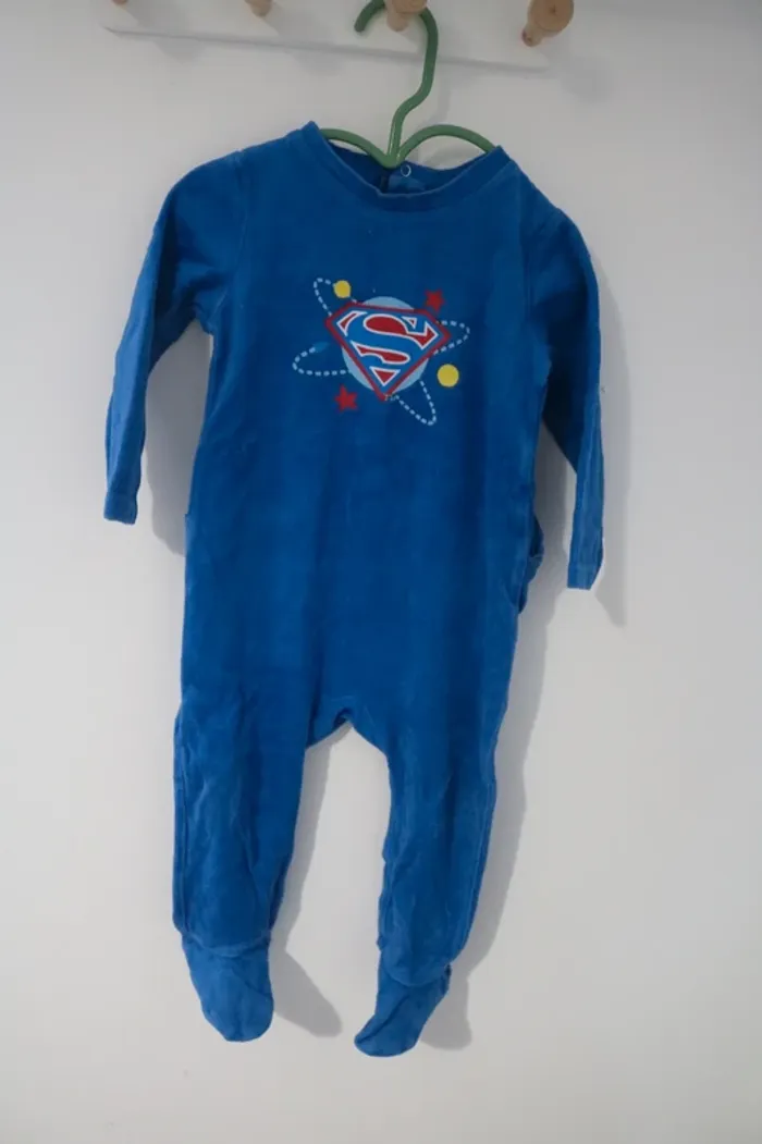 Lot pyjamas garçon hiver 12 mois - photo numéro 2