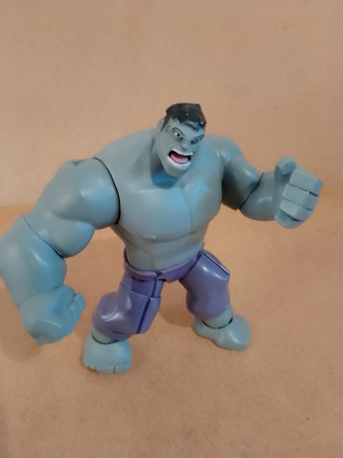 figurine articulée rare hulk gris marvel euro disney - photo numéro 3