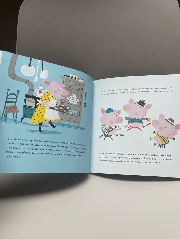 Livre enfant neuf - les trois petits cochons - photo numéro 2