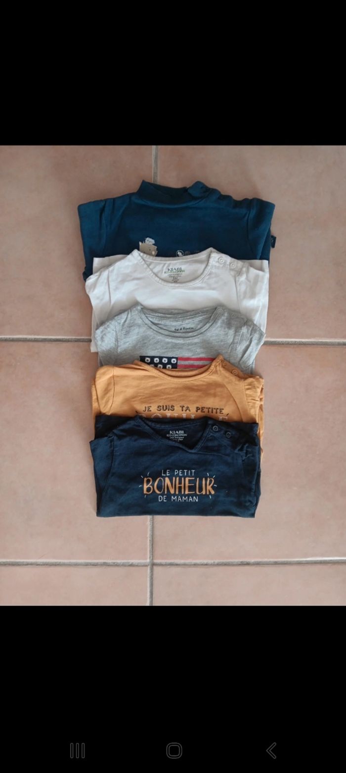 Lot tee-shirts 9 mois