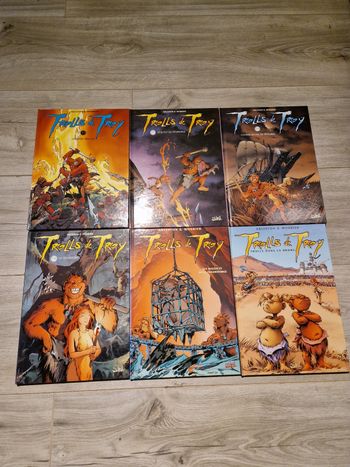 Lot de 6 bd trolls de troy tome 1 à 6 ,REED/EO