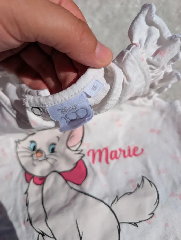 Barboteuse 86 cm Disney marie le chat - photo numéro 3