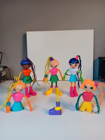 Lot figurines vintage betty spaghetty + pièces détachées