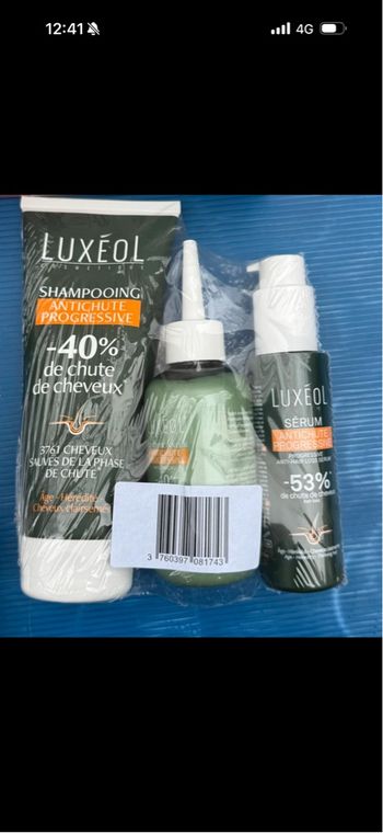 Luxeol Protocole Anti chute cheveux neufs