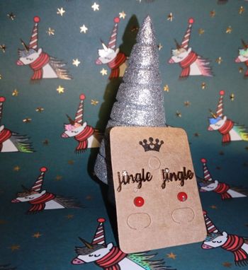 Boucle d'oreille 🎅 jungle Noël