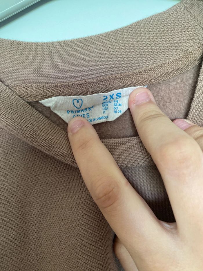 Pull marron XXS - photo numéro 2