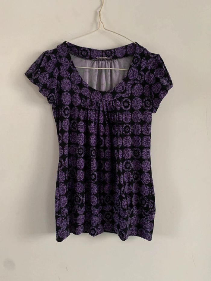 T short à motif