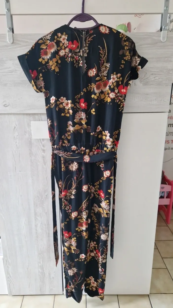Combipantalon fleurs 34, XS - photo numéro 2