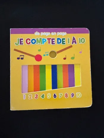 Livre d’apprentissage je compte de 1 à 10