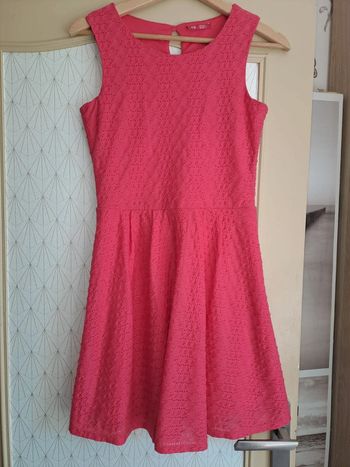Magnifique robe rose yessica denim fille 13 ans 158cm tbe